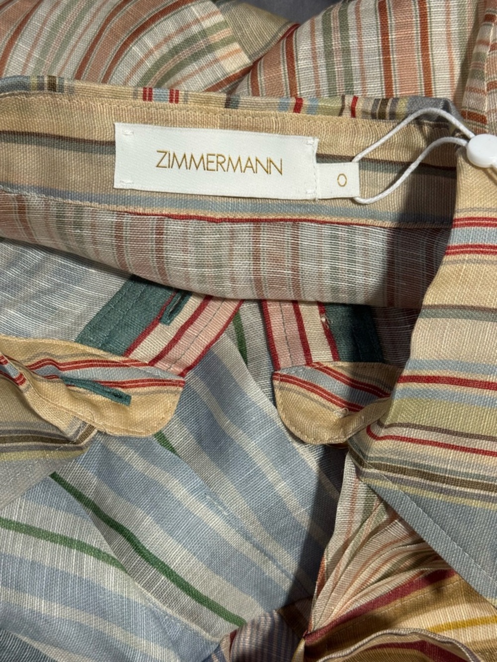 Zimmermann Rebellion Striped mini dress - Picture 7 of 13